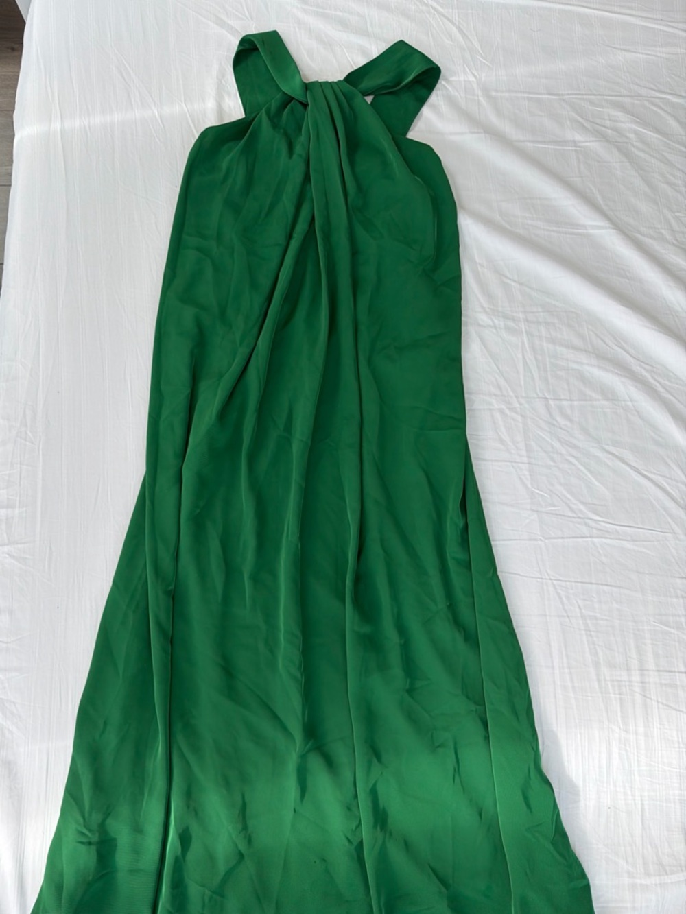 Banana Republic satin twist neck maxi dress - Picture 2 of 7